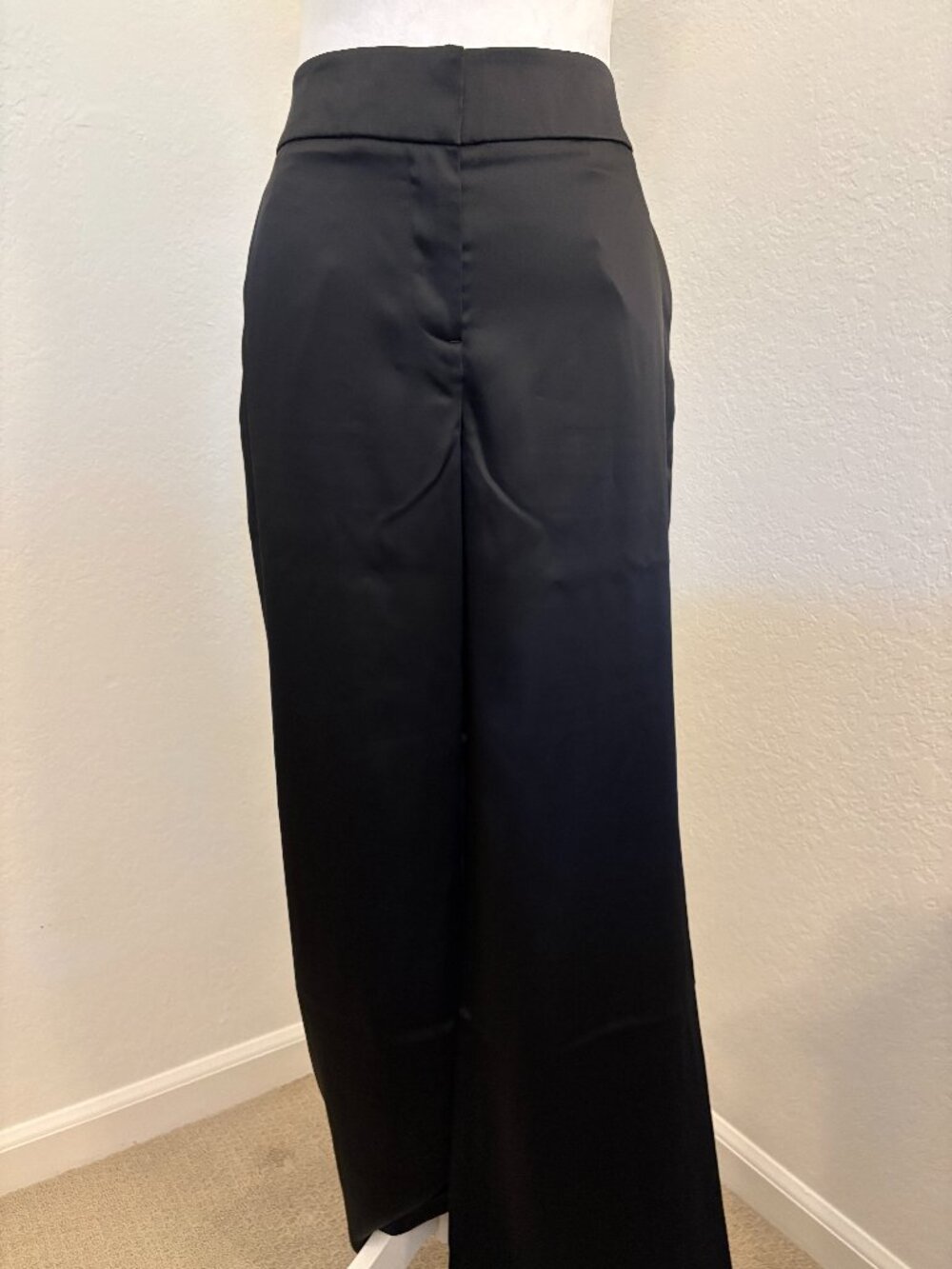 Talbots Black Satin Pants